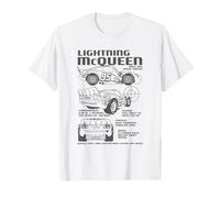 Cars Lightning McQueen Only One Diagram T-Shirt