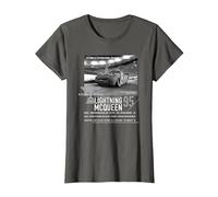Cars Lightning McQueen Racing Series T-Shirt, Femme, Asphalte, M