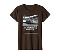 Cars Lightning McQueen Racing Series T-Shirt, Femme, Marron, M