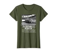 Cars Lightning McQueen Racing Series T-Shirt, Femme, Olive, M