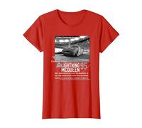 Cars Lightning McQueen Racing Series T-Shirt, Femme, Rouge, M
