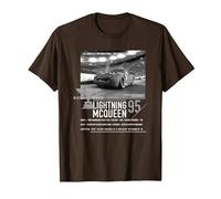 Cars Lightning McQueen Racing Series T-Shirt, Homme, Marron, M