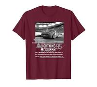 Cars Lightning McQueen Racing Series T-Shirt, Homme, Marron, M