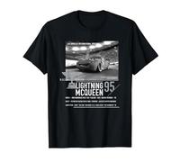 Cars Lightning McQueen Racing Series T-Shirt, Homme, Noir, M