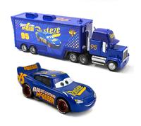 Cars Movie McQueen & The King & Chick Hicks & Mack Truck Uncle Diecast Vehicle Toys Set H style