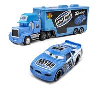 Cars Movie McQueen & The King & Chick Hicks & Mack Truck Uncle Diecast Vehicle Toys Set K style