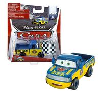 Cars Piston Cup Dexter Hoover w/ Flag Die Cast Vehicle