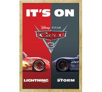 Cars - Poster - 3 - It's On + cadre amovible, Shinsuke® Maxi MDF hêtre, vitre acrylique