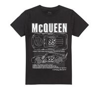 Cars - T-shirt motifs Flash McQueen et contours - Homme (TV15122)