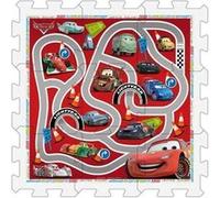 CARS Tapis Puzzle en Mousse avec Sacoche, 9 pieces Rouge G
