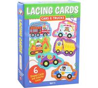 Cars & Trucks Lacing Cards (set of 6 cards)