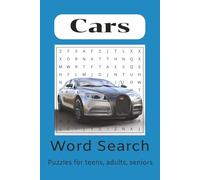 Cars Word Search Puzzle Book: Word searches with easy to read print about cars, motoring, vehicles and more | 6x9 inches, 110 pages | 50+ puzzles… gifts for vacations, holidays and leisure time