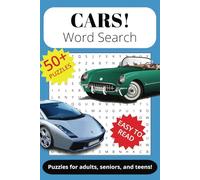 Cars! Word Search Puzzle Book: Word Searches with Easy to Read Print about Cars - Vintage and Modern, Parts and More | 6x9 inches, 110 pages | 50+ Puzzles … Gift for Vacations, Holidays and Free Times