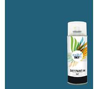CARSKY Bombe de peinture RAL Bleu Azur 5009 finition mat 400ml