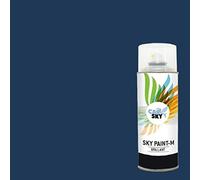 CARSKY Bombe de peinture RAL Bleu Saphir 5003 finition brillante 400ml
