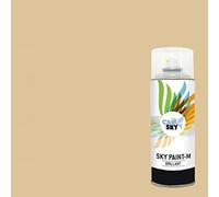 CARSKY Bombe de peinture RAL Ivoire 1014 finition brillante 400ml