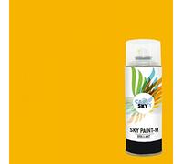 CARSKY Bombe de peinture RAL Jaune Signalisation 1023 finition brillante 400ml