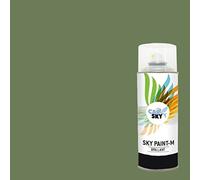 CARSKY Bombe de peinture RAL Vert Réséda 6011 finition brillante 400ml