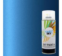 CARSKY Bombe peinture carrosserie compatible avec Peugeot BLEU MIAMI MET EMY et vernis brillant -> 2 aérosols 400ml