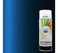 CARSKY Bombe peinture carrosserie compatible avec Renault BLEU COSMOS MET RPR et vernis brillant -> 2 aérosols 400ml
