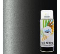CARSKY Bombe peinture carrosserie compatible avec Volkswagen CARBON STEEL GREY MET 1K et vernis brillant -> 2 aérosols 400ml