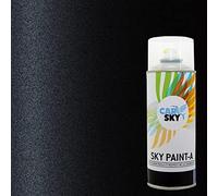 CARSKY Bombe peinture carrosserie compatible avec Volkswagen DEEP BLACK PEARL LC9X et vernis brillant -> 2 aérosols 400ml