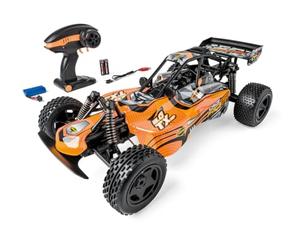 Carson 1:10 Cage Fighter 2,4 GHz 100% RTR Orange - Véhicule RC, Voiture radiocommandée, Voiture télécommandée, Set Complet à 100%, Jouet pour Enfants, 20 km/h
