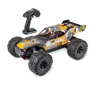 Carson 1:10 XL Bokusa - Buggy RC Brushless, Transmission intégrale 4WD, Moteur brushless 3900 KV, Jusqu’à 50 km/h, prêt à Rouler (RTR), différentiels en métal, amortisseurs hydrauliques, Orange