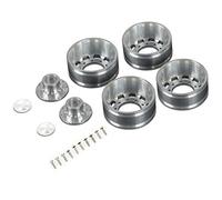 Carson 1:14 500907352 Lot de 2 pièces de Rechange pour modélisme, Jantes en Aluminium 12 mm