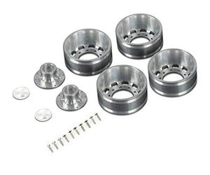 Carson 1:14 500907352 Lot de 2 pièces de Rechange pour modélisme, Jantes en Aluminium 12 mm