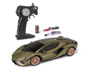 Carson 1:24 Lamborghini Sian 2,4 GHz 100% RTR - Voiture télécommandée, éclairage LED, autonomie env. 60 Min, Voiture RC, véhicule RC, télécommande, Jouet télécommandé
