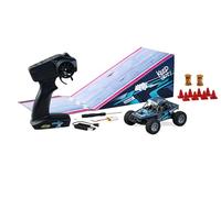 Carson 1:32 Deemon X 100% RTR - Voiture télécommandée, Jouet RC avec Fonctions, véhicule RC avec Rampe, kit Complet à 100%, télécommande