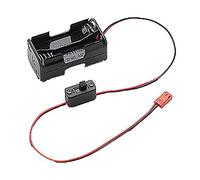 Carson 26012 Boîte à Piles avec Interrupteur (4 x AA), Compatible avec KO 8 canaux MC-8, modélisme, Accessoires pour Voiture télécommandée, 500503071