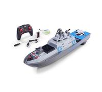 Carson 500108050 RC Garde-côte 2.4G 100% RTR - Bateau télécommandé pour Enfants et Adultes, radiocommande Incluse, Gris