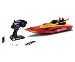Carson 500108058 RC Rescue 2.4G 100% RTR - Bateau télécommandé, Bateau RC, Jouet télécommandé pour Enfants et Adultes, radiocommande Incluse