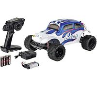 Carson 500404142 1:10 VW Beetle FE 2,4 GHz 100% RTR - voiture télécommandée, truggy tout-terrain, batteries comprises, vitesse jusqu'à 35 km/h