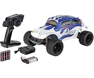 Carson 500404142 1:10 VW Beetle FE 2,4 GHz 100% RTR - voiture télécommandée, truggy tout-terrain, batteries comprises, vitesse jusqu'à 35 km/h