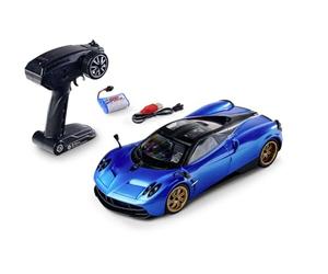 Carson 500404306 1:14 Pagani Huaira 2.4G 100% RTR Bleu - Voiture Télécommandée, Éclairage LED, Véhicule RC 1:14, Jouet Télécommandé