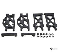 Carson 500405351 ? Modélisme Accessoires?: X10eb Bras De Suspension Set Avec Support, Avant/Arrière-Carson