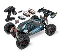 Carson 500409081 1:8 Virus 4.2 XL 100% RTR Noir/Turquoise- RC Auto, Voiture télécommandée, Vitesse jusqu'à 80 km/h, modèle 100% RTR, radiocommande Incluse