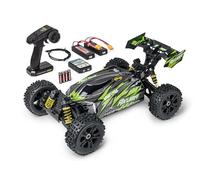 Carson 500409082 1:8 Akuma Buggy 4WD 100% RTR Vert - Voiture télécommandée, Tout-Terrain, de Haute qualité, véhicule RC, Voiture RC 70 km/h, Buggy télécommandé