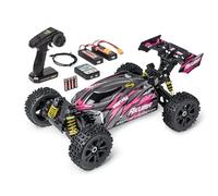 Carson 500409083 1:8 Akuma Buggy 4WD 100% RTR Rose - Voiture télécommandée, Tout-Terrain, de Haute qualité, véhicule RC, Voiture RC 70 km/h, Buggy télécommandé