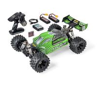 Carson 500409095 1:8 King of Dirt 2.0 100% RTR Vert - RC Buggy, Voiture radiocommandée, Offroad, de Haute qualité, véhicule RC, Voiture RC 75 km/h, RC Modélisme