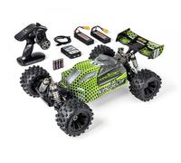 Carson Modellsport King of Dirt 2.0 vert, noir 1:8 Auto RC électrique Buggy 100% RtR 2,4 GHz avec accu, chargeur et piles pou