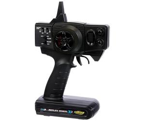 Carson 500500048 FS Reflex X1 Véhicule 2 canaux 2,4 G Compatible Tamiya Kit Modélisme Accessoires Récepteur Radio RC Télécommande 2 4 GHz, Noir