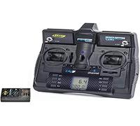 Carson 500500085 FS Reflex Stick Pro 3.1 2.4G LCD 4 canaux - Accessoires de véhicule, Compatible pour Kits RC, modélisme, y Compris récepteur, télécommande RC, télécommande 2 4 GHz, Noir