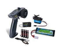 Carson 500500099 Ensemble Émetteur Récepteur RC Reflex 2,4GHz Étanche