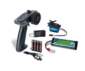 Carson 500500099 Ensemble Émetteur Récepteur RC Reflex 2,4GHz Étanche