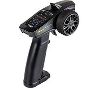 Carson 500500102 Reflex Wheel Start 2.4G Radio - Accessoire pour véhicules télécommandés, télécommande RC, modélisme, 3 canaux, Compatible Tamiya KIT, Noir