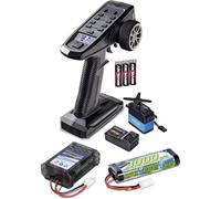 Carson 500500112 FS 3K Reflex Wheel Pro 4 Elektro-Set - Accessoires RC, Accessoires pour modèles réduits, Set Tuning, radiocommande RC, Noir